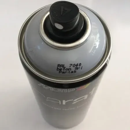 Motip Carat Ral 7040 Beton Gri Sprey Boya 400 ml Germany ürün görseli 1