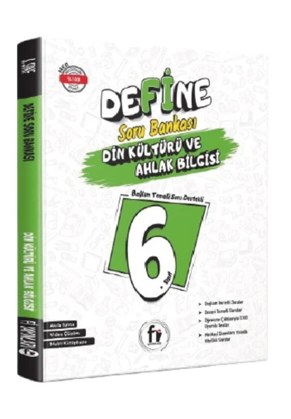 6. Sınıf Maarif Model Define Din Kültürü Soru Bankası Fi Yayınları ürün görseli 1