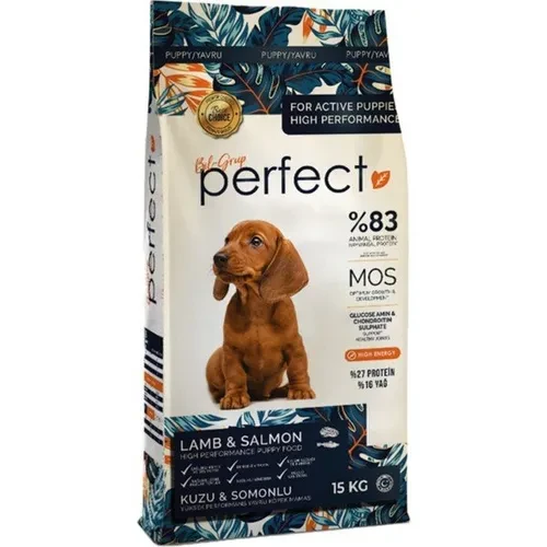 PERFECT 15 Kg  Performans Yavru Köpek Maması ( Kuzu & Pirinç & Somon ) Kuru Mama ürün görseli 1