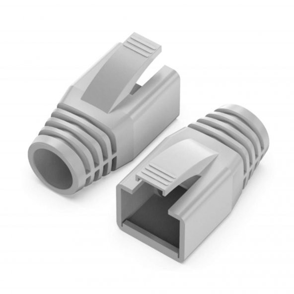 PrimeX PX-CAT710 Cat7 RJ45 Koruma Kılıfı CAT7 Cover Gri 10 Adet ürün görseli 1