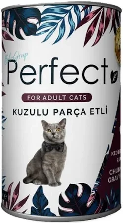 Perfect Lamb Ezme Kuzu Eti Kıyılmış Yetişkin Kedi Konservesi 400 Gr ürün görseli 1