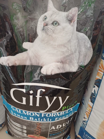 Gifyy Somonlu Kedi Mamasi 15 kg ürün görseli 1