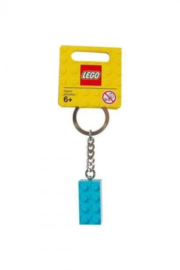 Lego 853380 Turquoise Brick Key Chain ürün görseli 1