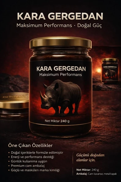 KARA GERGEDAN Maksimum Performans Macun 240 gr 2 adet - Resim 2