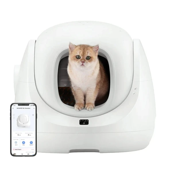 Catlink Scooper SE (Lite) Otomatik Kedi Tuvaleti - Akıllı Temizlik, Sağlık Takibi ve Maksimum Hijyen ürün görseli 1