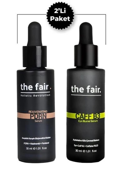 the fair. Rejuvenating PDRN (Somon DNA) Serum 30 ml Cilt Serumu ve Caff-B3 Eye Göz Serumu 30 ml ürün görseli 1