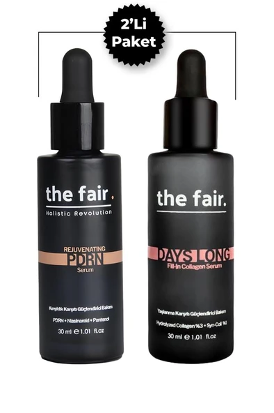 the fair. PDRN (Somon DNA) Serum 30 ml Cilt Serumu ve Days Long Yaşlanma Karşıtı Cilt Serumu 30 ml ürün görseli 1