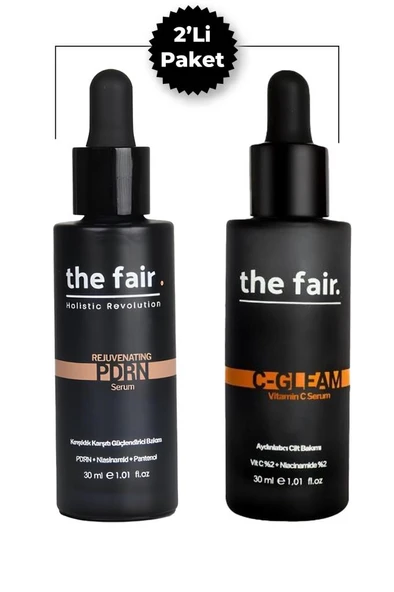the fair. PDRN (Somon DNA) Serum 30 ml Cilt Serumu ve the fair. C Gleam 30 ml Cilt Serumu ürün görseli 1