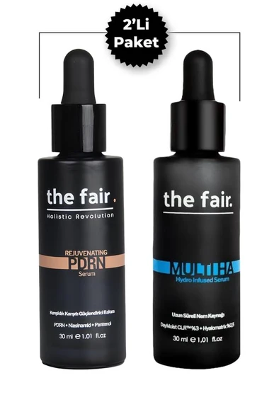 the fair. PDRN (Somon DNA) Serum 30 ml Cilt Serumu ve Multi Hydro Infused Cilt Bakım Serumu 30 ml ürün görseli 1
