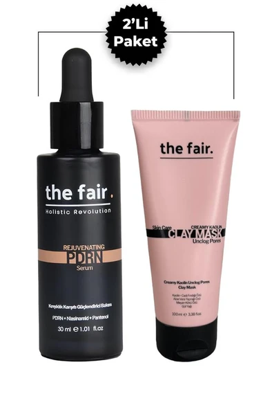 the fair. Rejuvenating PDRN (Somon DNA) Serum 30 ml Cilt Serumu ve Kaolin 100 ml Kil Maskesi ürün görseli 1
