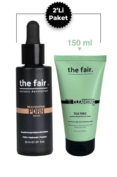 the fair. Rejuvenating PDRN (Somon DNA) Serum 30 ml Cilt Serumu ve Çay Ağacı Ve Salisilik Asit Jel ürün görseli 1