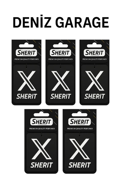 X Siyah Araba Kokusu Deluxe Kalite 5'li ürün görseli 1
