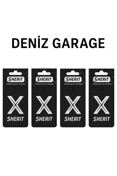 X Siyah Araba Kokusu Deluxe Kalite 4'lü ürün görseli 1