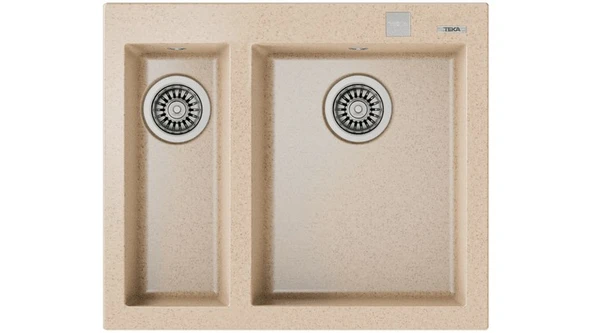 TEKA FORSQUARE 590 TG AVENA BEJ TEZGAH ÜSTÜ GRANİT EVYE ürün görseli 1