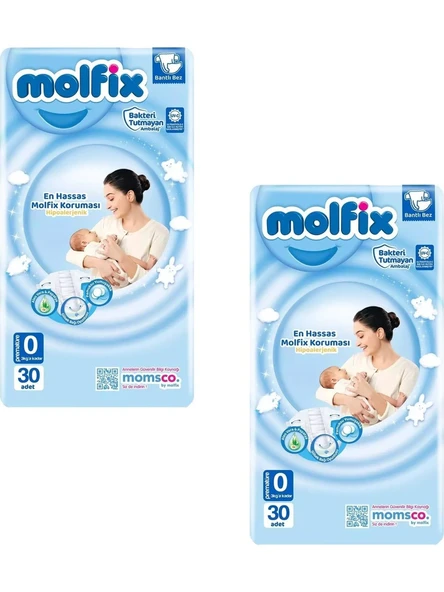 Molfix 0 Numara Prematüre 30 lu Bebek Bezi 2 ADET ürün görseli 1