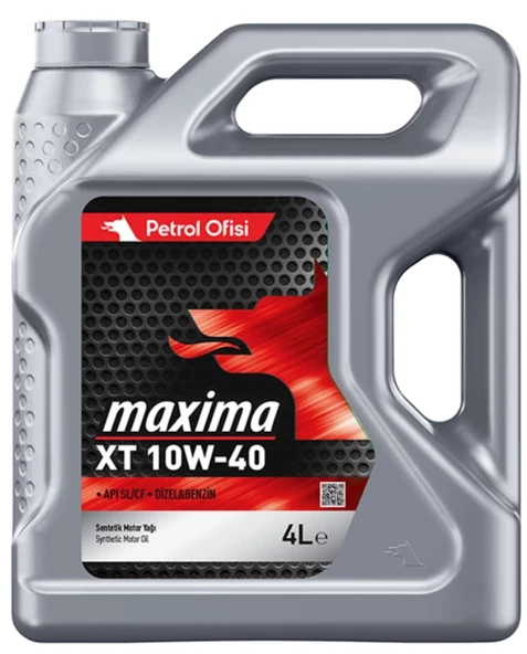 Petrol Ofisi Maxima Xt 10w-40 4litre Sentetik Motor Yağı ürün görseli 1