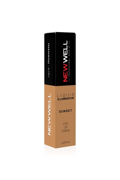 Lıquıd Illumınator Aydınlatıcı Allık 3 in 1 - Sunset - Resim 4