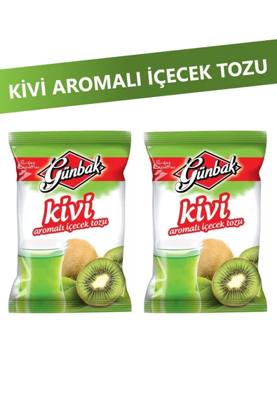 Günbak Kivi Aromalı İçecek Tozu 250 gr x 2 Adet ürün görseli 1