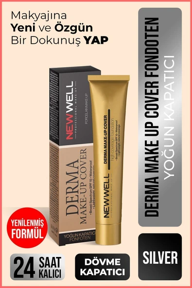 Derma Make-Up Cover Foundation - Silver ürün görseli 1