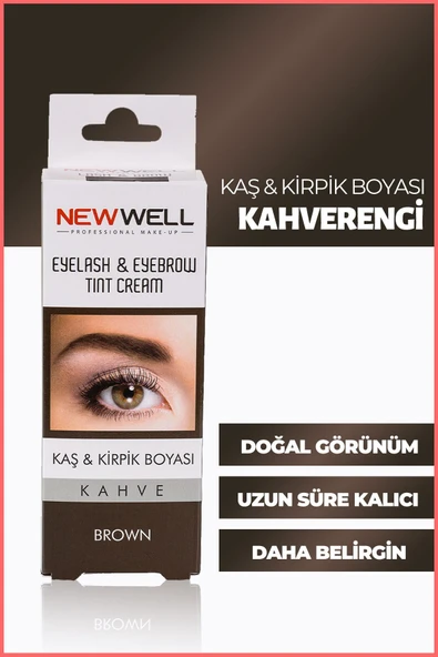 Kaş ve Kirpik Boyası -  Kahverengi ürün görseli 1