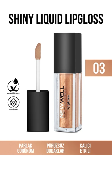 Shiny Liquid Lipgloss - 03 ürün görseli 1