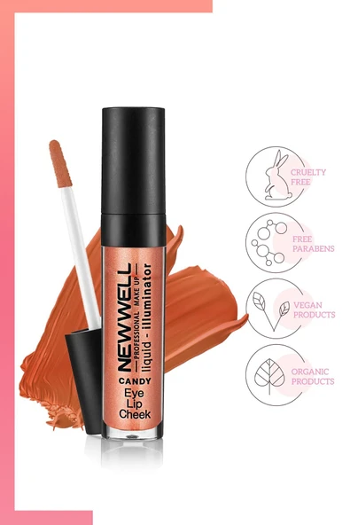 Lıquıd Illumınator Aydınlatıcı Allık 3 in 1  - Candy - Resim 2