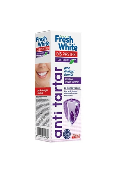 FRESH WHİTE Diş Pastası Anti Tartar 90 gr ürün görseli 1