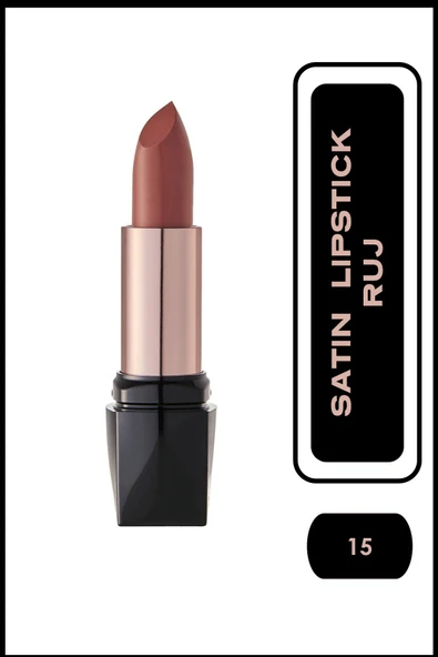 GOLDEN ROSE Satin Lipstick 15 Satin Ruj 4,2 g ürün görseli 1