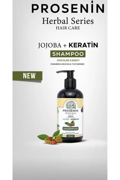 PROSENİN Herbal Series Jojoba & Keratin Dökülme Karşıtı Şampuanı 250 ml ürün görseli 1