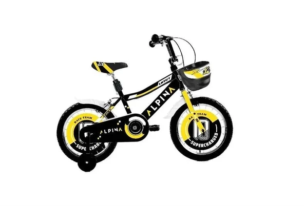 ÜMİT 1647 ALPINA-M-BMX-V ERKEK ÇOCUK BİSİKLETİ 16 JANT SİYAH SARI ürün görseli 1