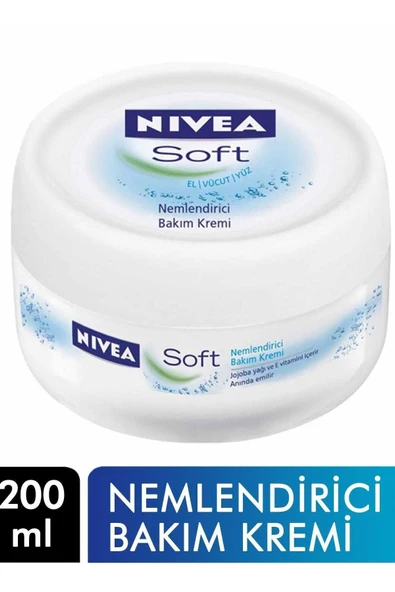 NIVEA Soft Krem 200 Ml ürün görseli 1