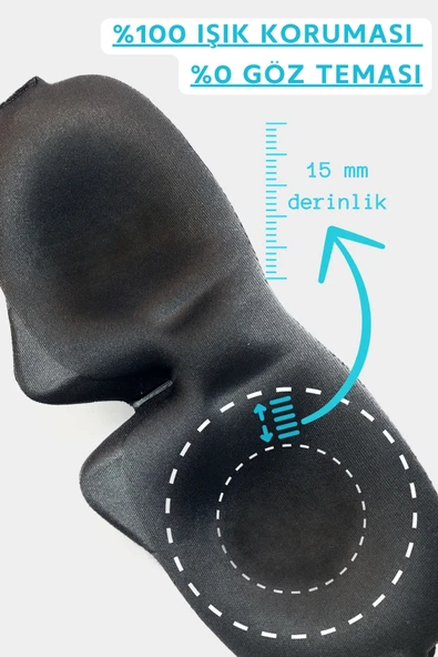 POBLEX 3d Uyku Maskesi - Resim 2