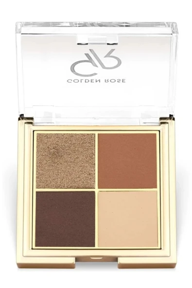 GOLDEN ROSE Quattro Eyeshadow Palette No:04 Coffee Dream ürün görseli 1