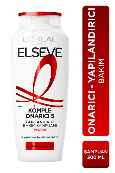ELSEVE Komple Onarıcı 5 Yapılandırıcı Bakım Şampuanı 300 ml ürün görseli 1