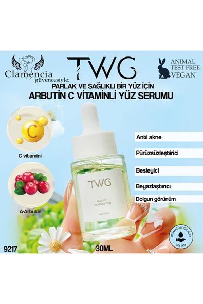 TWG Arbutin C Vitaminli Yüz Serumu ürün görseli 1