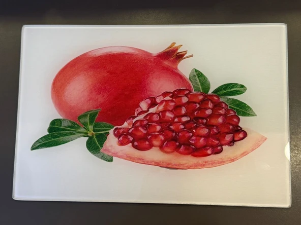 Coşev Temperli Kırılmaz Cam Kesim Panosu 20x30cm Desen2 ürün görseli 1