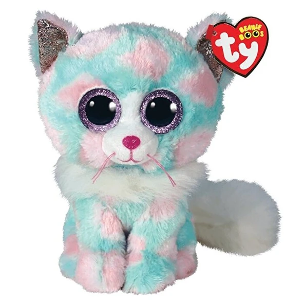 Ty Beanie Boos Peluş Kedi Opal 15 cm ürün görseli 1