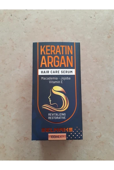 SELMAKS Keratrin Argan Saç Bakım Serumu 100ml – Onarıcı, Nemlendirici Ve Hızlı Etkili ürün görseli 1