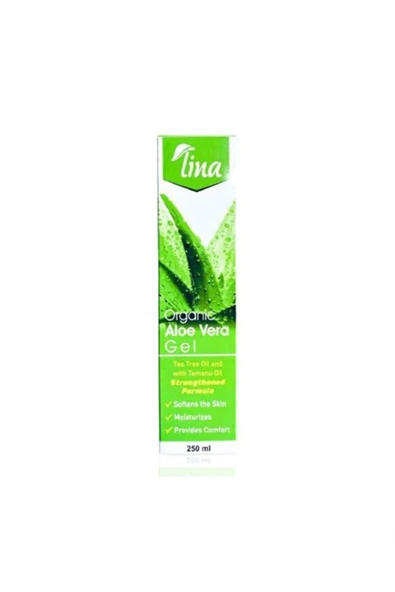 LİNA Organic Aloe Vera Vücut Jeli 250 Ml ürün görseli 1