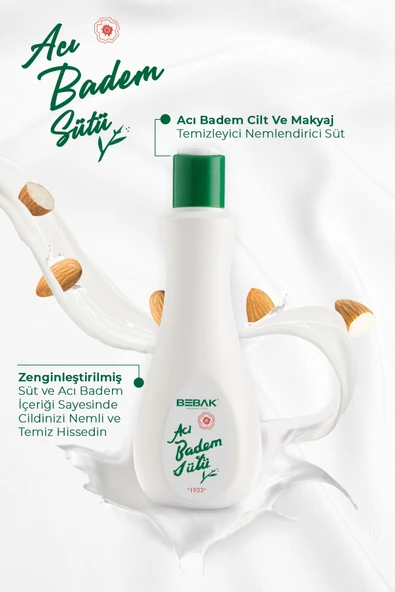 BEBAK Acı Badem Sütü 120 ml - Resim 2