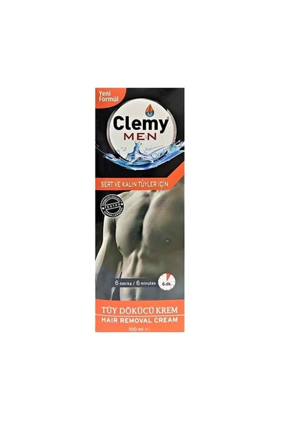 CLEMY Tüy Dökücü Krem Sert Ve Kalın Tüyler Hızlı Ve Etkili 100ml ürün görseli 1