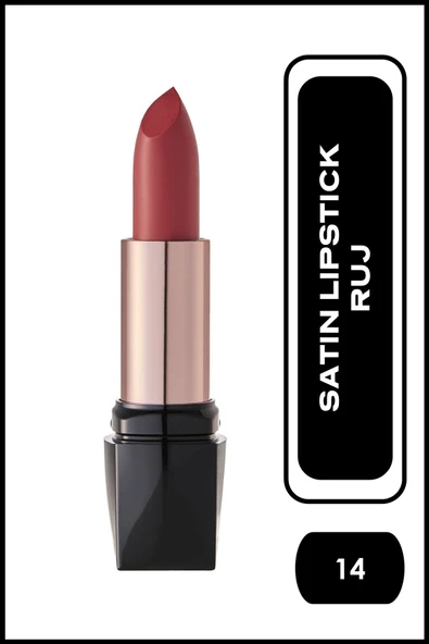 GOLDEN ROSE Satin Lipstick 14 Satin Ruj 4,2 g ürün görseli 1