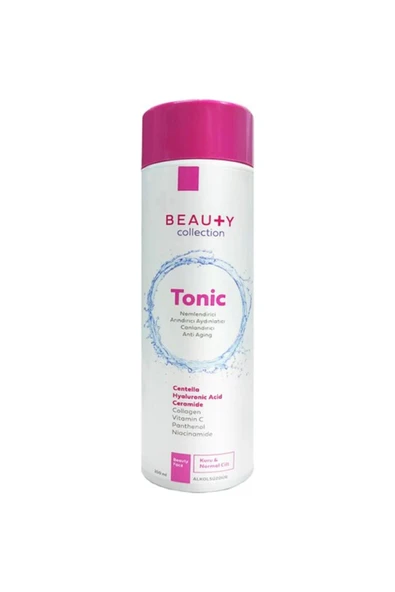 BEAUTY COLLECTİON Beauty Cosmetic Beauty Collection Kuru Ciltler Için Temizleyici Tonik 200ml ürün görseli 1