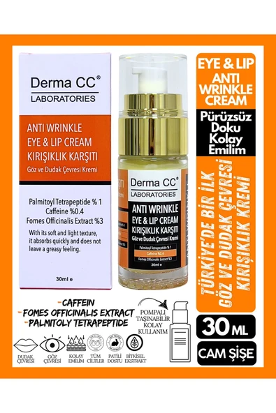 DERMA CC LABORATORIES Eye&lip Krem - Göz Ve Dudak Çevresi Kırışıklık Karşıtı 30 ml ürün görseli 1