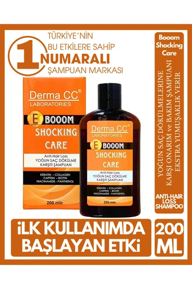 DERMA CC LABORATORIES Derma CC Boom Shocking Şampuan 200 Ml ürün görseli 1