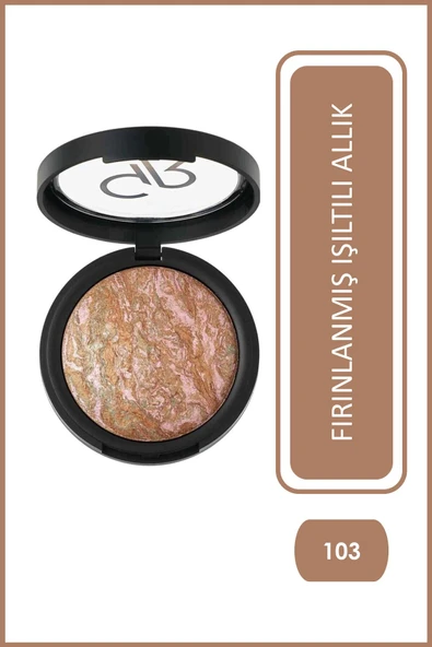GOLDEN ROSE Baked Stardust 103 Işıltılı Fırınlanmış Allık 9 g ürün görseli 1