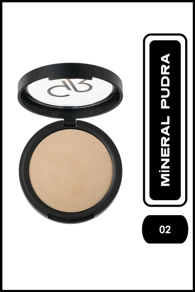 GOLDEN ROSE Mineral Terrabaked Powder No: 02 Natural - Mineral Pudra - 8691190540531 ürün görseli 1