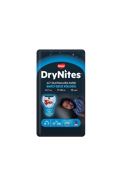 HUGGİES Bebek Bezi Dry Nites Erkek Gece Külodu Small ürün görseli 1