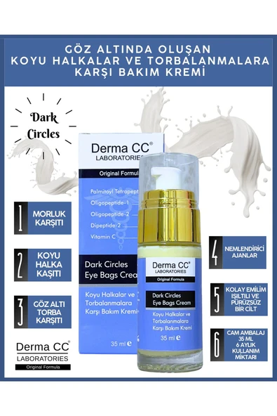 DERMA CC LABORATORIES Dark Circles Eye Bags Cream 35 ml ürün görseli 1