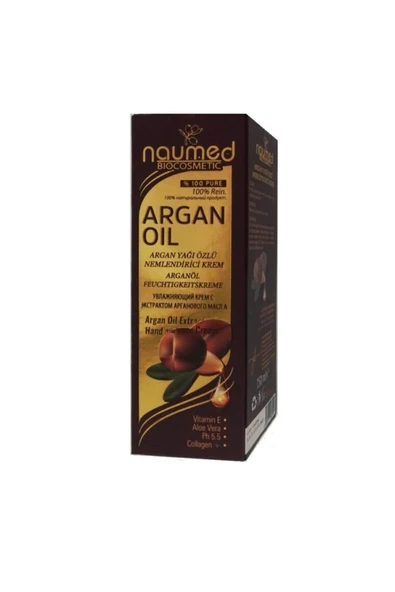 NAUMED BİOCOSMETİC Naumed Argan Yağı Özlü Nemlendirici Krem 150 Ml ürün görseli 1